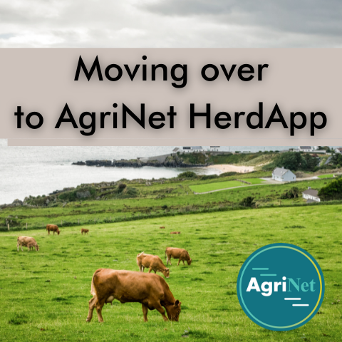 Moving over to AgriNet HerdApp